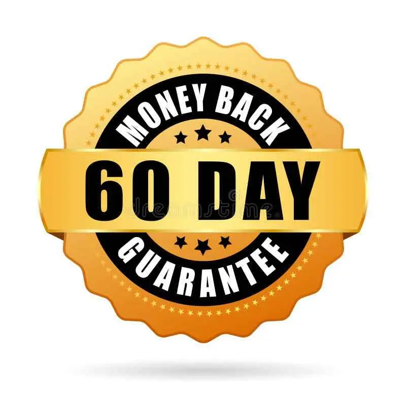 GlucoSana money back guarantee badge